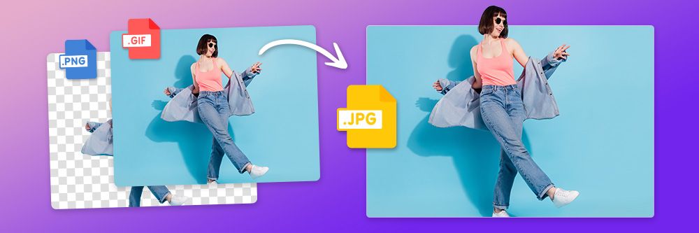 Outil glisser-déposer pour convertir des images en ligne – Fotto.AI